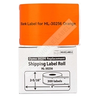 Picture of Dymo - 30256 ORANGE Shipping Labels (8 Rolls – Best Value)
