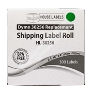 Picture of Dymo - 30256 GREEN Shipping Labels (8 Rolls – Shipping Included)