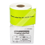 Picture of Dymo - 30256 GREEN Shipping Labels (8 Rolls – Best Value)