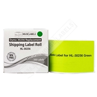 Picture of Dymo - 30256 GREEN Shipping Labels (25 Rolls – Shipping Included)