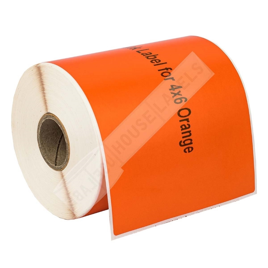 Picture of Zebra – 4 x 6 ORANGE (2 Rolls – Best Value)