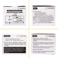 Picture of Dymo - 30384 2-Part Internet Postage Labels (25 Rolls – Shipping Included)