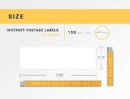 Picture of Dymo - 30384 2-Part Internet Postage Labels