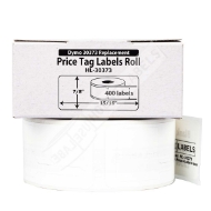 Picture of Dymo - 30373 Rat-tail Style Price Tag Labels