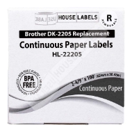 Picture of Brother DK-2205 REMOVABLE (6 Rolls – Best Value)