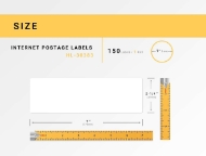 Picture of Dymo - 30383 3-Part Internet Postage Labels (8 Rolls – Best Value)