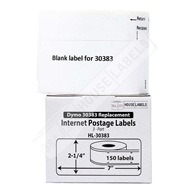 Picture of Dymo - 30383 3-Part Internet Postage Labels (25 Rolls – Shipping Included)