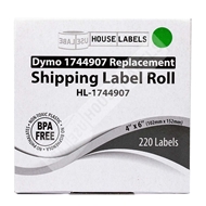 Picture of Dymo - 1744907 GREEN Shipping Labels (19 Rolls - Shipping Included)