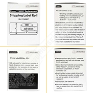 Picture of Dymo - 1744907 GREEN Shipping Labels (11 Rolls - Shipping Included)