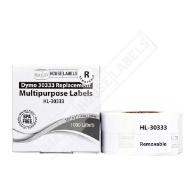 Picture of Dymo - 30333 Multipurpose Labels with Removable Adhesive (100 Rolls – Best Value)