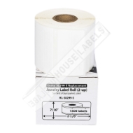 Picture of Dymo - 30299 Barbell-style Price Tag Labels in Polypropylene (8 Rolls – Best Value)