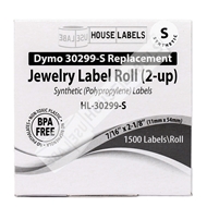 Picture of Dymo - 30299 Barbell-style Price Tag Labels in Polypropylene (12 Rolls – Best Value)
