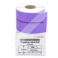 Picture of Dymo - 30256 LAVENDER Shipping Labels (18 Rolls – Shipping Included)