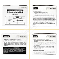 Picture of Dymo - 30323 YELLOW Shipping Labels (10 Rolls – Best Value)