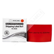 Picture of Dymo - 30256 RED Shipping Labels (8 Rolls – Best Value)