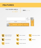 Picture of Dymo - 30327 File Folder Labels