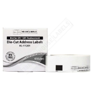 Picture of Brother DK-1201 (12 Rolls + Reusable Cartridge – Best Value)