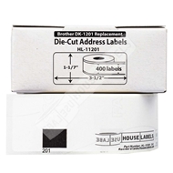 Picture of Brother DK-1201 (12 Rolls + Reusable Cartridge – Shipping Included)