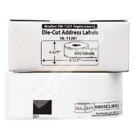 Picture of Brother DK-1201 (12 Rolls + Reusable Cartridge – Best Value)