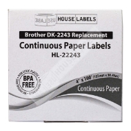 Picture of Brother DK-2243 (4 Rolls + Reusable Cartridge – Best Value)