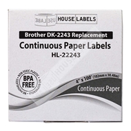 Picture of Brother DK-2243 (6 Rolls + Reusable Cartridge – Shipping Included)
