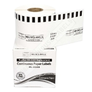 Picture of Brother DK-2205 (6 Rolls + Reusable Cartridge– Best Value)