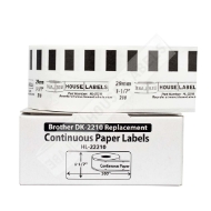 Picture of Brother DK-2210 (12 Rolls + Reusable Cartridge– Best Value)