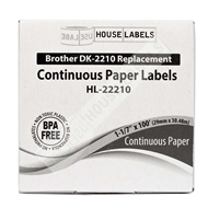 Picture of Brother DK-2210 (39 Rolls + Reusable Cartridge– Best Value)
