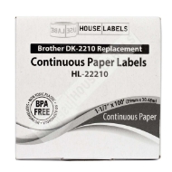 Picture of Brother DK-2210 (39 Rolls + Reusable Cartridge– Best Value)