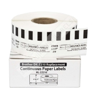 Picture of Brother DK-2210 (39 Rolls + Reusable Cartridge– Best Value)