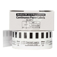 Picture of Brother DK-2210 (39 Rolls + Reusable Cartridge– Best Value)