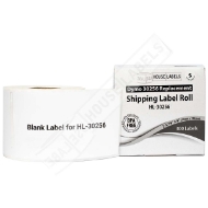 Picture of Dymo - 30256 Shipping Labels in Polypropylene (25 Rolls – Best Value)