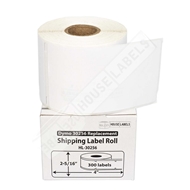 Picture of Dymo - 30256 Shipping Labels in Polypropylene (25 Rolls – Shipping Included)