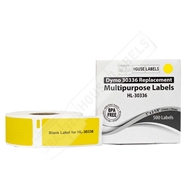 Picture of Dymo - 30336 YELLOW Multipurpose Labels (56 Rolls – Best Value)