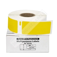 Picture of Dymo - 30336 YELLOW Multipurpose Labels (24 Rolls – Shipping Included)