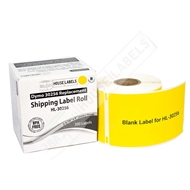 Picture of Dymo - 30256 YELLOW Shipping Labels with Removable Adhesive