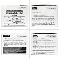 Picture of Dymo - 30256 YELLOW Shipping Labels with Removable Adhesive