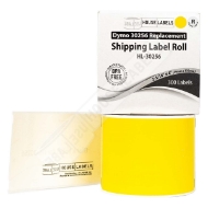 Picture of Dymo - 30256 YELLOW Shipping Labels with Removable Adhesive (18 Rolls – Best Value)