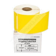 Picture of Dymo - 30256 YELLOW Shipping Labels with Removable Adhesive (50 Rolls – Shipping Included)