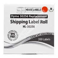 Picture of Dymo - 30256 RED Shipping Labels with Removable Adhesive