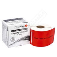 Picture of Dymo - 30256 RED Shipping Labels with Removable Adhesive