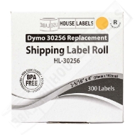 Picture of Dymo - 30256 ORANGE Shipping Labels with Removable Adhesive