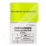 Picture of Dymo - 30256 GREEN Shipping Labels with Removable Adhesive (34 Rolls – Shipping Included)