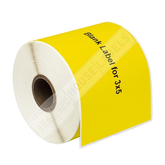 Picture of Zebra – 3 x 5 YELLOW (9 Rolls – Shipping Included)