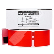 Picture of Dymo - 30252 RED Address Labels (28 Rolls - Best Value)