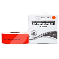 Picture of Dymo - 30252 RED Address Labels (52 Rolls - Best Value)