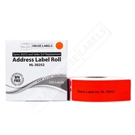 Picture of Dymo - 30252 RED Address Labels (100 Rolls - Best Value)