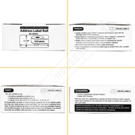 Picture of Dymo - 30252 RED Address Labels (100 Rolls - Best Value)