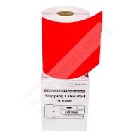 Picture of Dymo - 1744907 RED Shipping Labels (19 Rolls - Best Value)