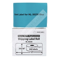 Picture of Dymo - 30256 BLUE Shipping Labels (25 Rolls – Shipping Included)